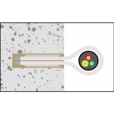 UCHWYT WCISKANY DO KABLI OKRAGŁYCH 8-28MM /opk=100szt./ 928TCB CELO (928TCB)